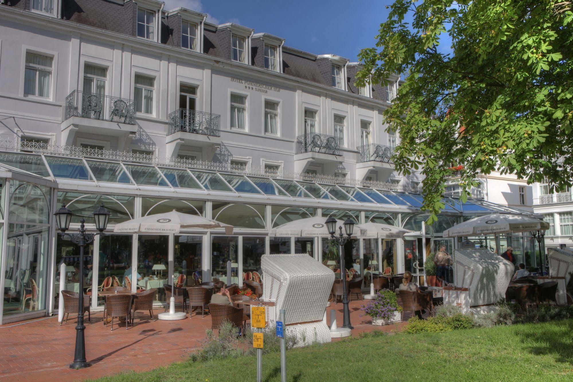 Seetelhotel Pommerscher Hof Heringsdorf  Exteriér fotografie